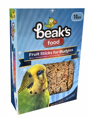 Beak′s - Beak's 10 Lu Muhabbet Kuşu Krakeri Meyveli X 10 Adet