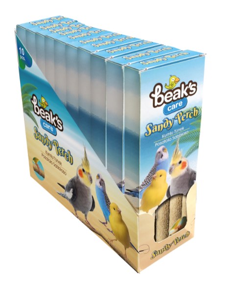 Beak's 4 Lü Kumlu Tünek X 10 Adet