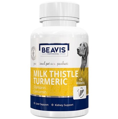 Beavis - Beavis Dog Milk Thistle Turmeric Medium Large Breed 90 Tablet X 6 Adet