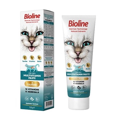 Bioline Cat Multivitamin Paste 100 Gr