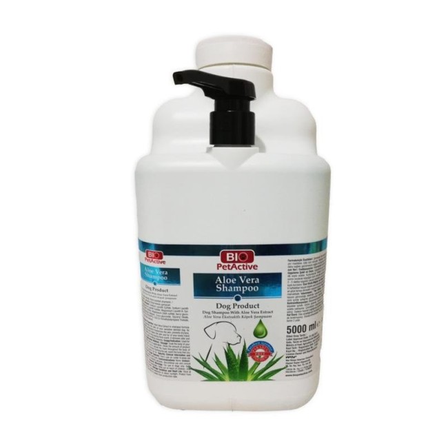 Biopetactive - Biopetactive Aloe Vera Özlü Köpek Şampuanı 5 Lt