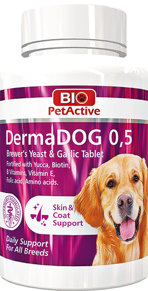 Biopetactive - Biopetactive Dermadog 0.5 Köpekler için Bira Mayası Tableti 150li x 6 Adet