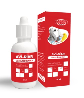 Biyoteknik Avi-Diar Kuşlar İçin Vitamin Çözelti 30 Ml X 20 Adet