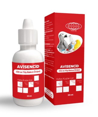 Biyoteknik - Biyoteknik Avisencid Kuşlar İçin Deri Ve Tüy Bakım Ürünü 20 Ml X 20 Adet