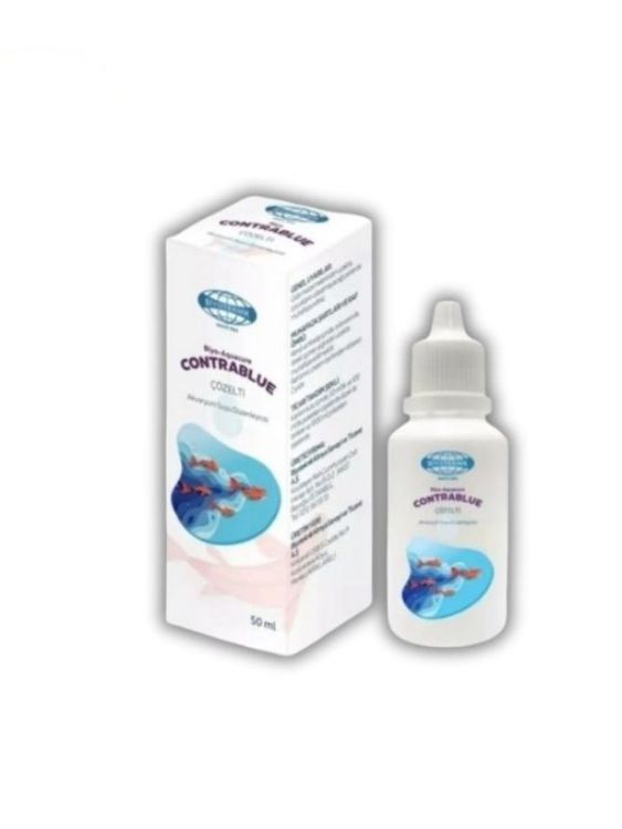Biyoteknik Biyo Aquacure Contrablue Akvaryum Suyu Düzenleyici 50 ml