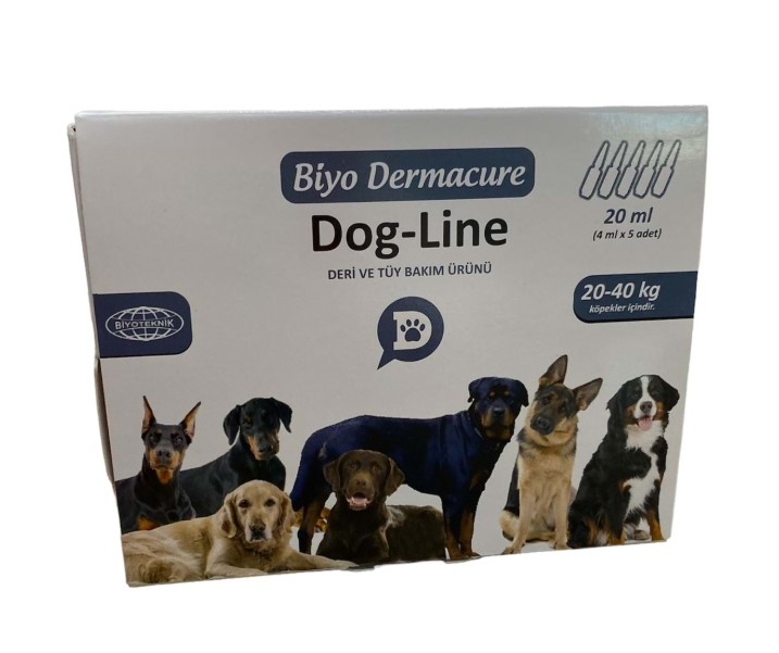 Biyoteknik Biyo Dermacure Köpekler İçin Ense Damlası 20-40 Kg 4 Ml X 5 Adet