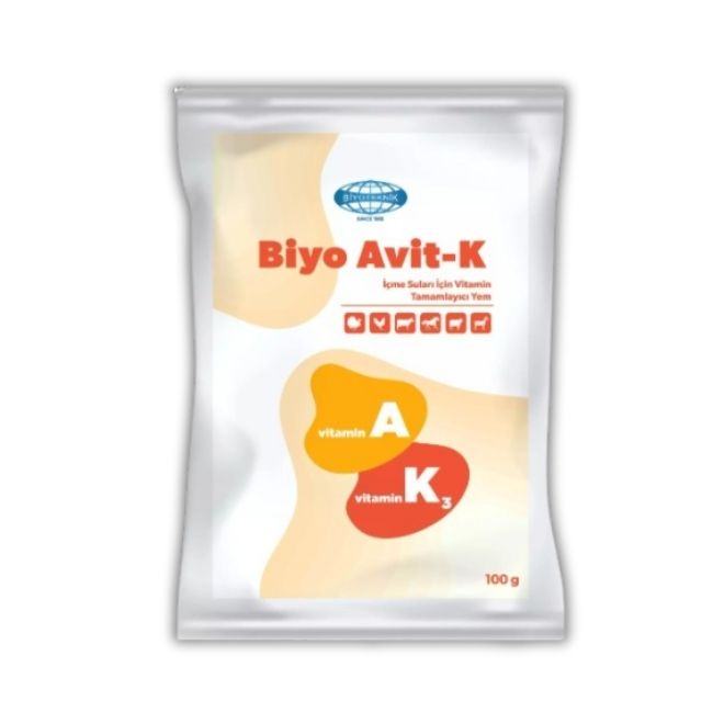 Biyoteknik Biyo Avit-K A ve K3 Vitamini Takviyesi 100gr
