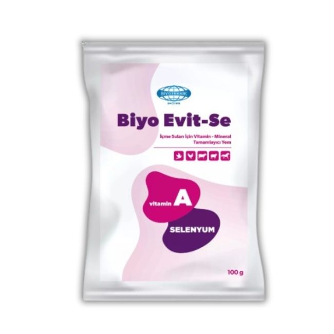 Biyoteknik Biyo Evit-Se E Vitamini ve Selenyum Takviyesi 100gr