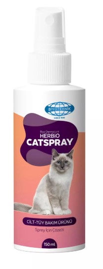 Biyoteknik - Biyoteknik Herbio Cat Cilt Ve Tüy Bakım Spreyi 100 Ml X 6 Adet