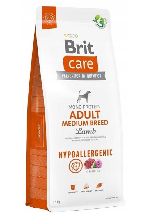 Brit Care Adult Medium Breed Kuzu Etli Pirinçli Yetişkin Köpek Maması 12 Kg
