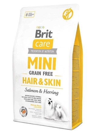 Brit Care Mini Hair Skin Somonlu Ringa Balıklı Yetişkin Köpek Maması 7 Kg