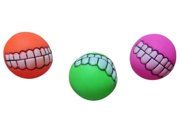 Cans - Cans Brc-34 Öten Sırıtık Top Oyuncak 7 Cm