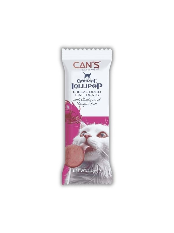 Cans Lollipop Chicken & Dragon Fruit Ödül 1.4 Gr 15 Li