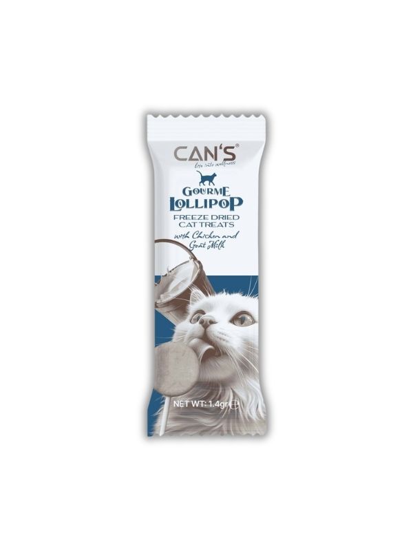 Cans Lollipop Chicken & Goat Milk Ödül 1.4 Gr 15 Li
