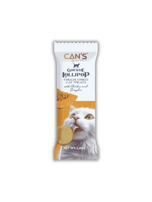 Cans - Cans Lollipop Chicken & Pumpkin Ödül 1.4 Gr 15 Li