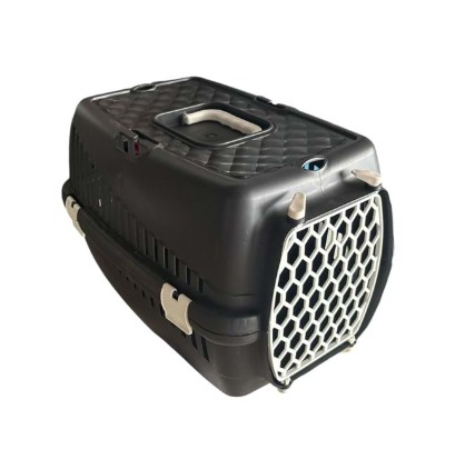 Cans - Cans Siyah Küçük Boy Plastik Kedi Taşıma Çantası X 10 Adet