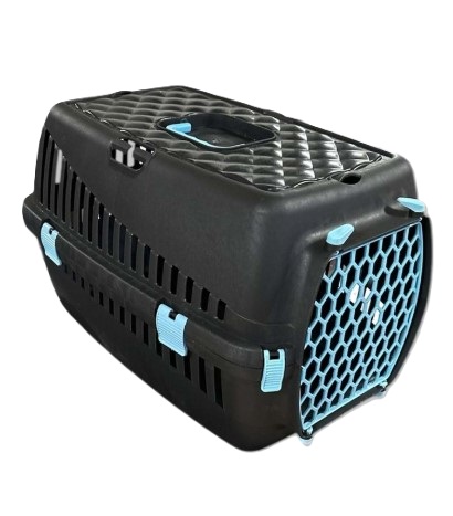 Cans - Cans Siyah Orta Boy Box Platik Taşıma 59x39x37 H