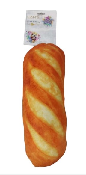 Cans - Cans Soft Kumaş Ekmek Şekilli Oyuncak Yp-1021