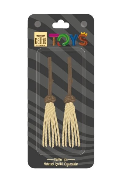 Cattie - Cattie Matatabi İçerikli Süpürge Çubuk Kedi Oyuncağı 2 Li