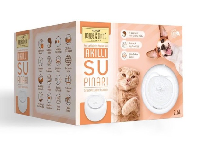 Cattie - Cattie Arıtmalı Su Pınarı Akıllı Model 2.5 Lt