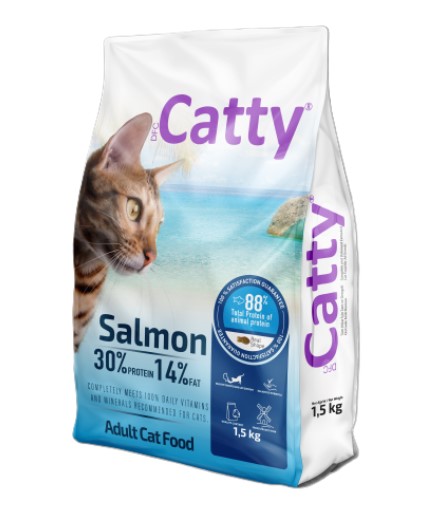 Catty Somonlu Yetişkin Kedi Maması 1.5 Kg