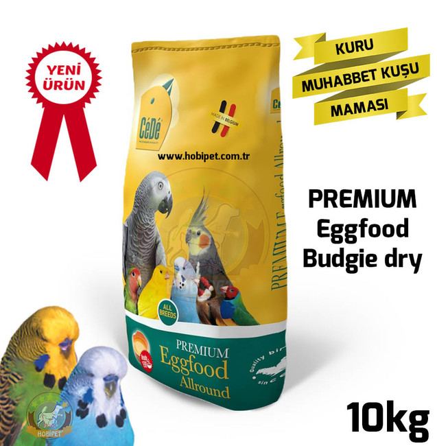 Cede - Cede Eggfood Budgie Kuru Muhabbet Kuşu Maması 10kg
