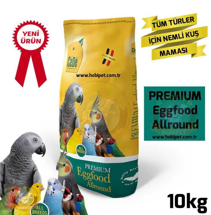 Cede Allround Tüm Kuşlar İçin Hazır Nemli Yumurtalı Kuş Maması 10kg