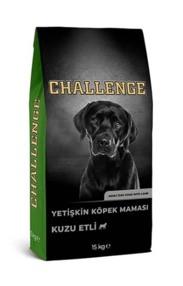 Challenge Kuzu Etli Yetişkin Köpek Maması 15 Kg