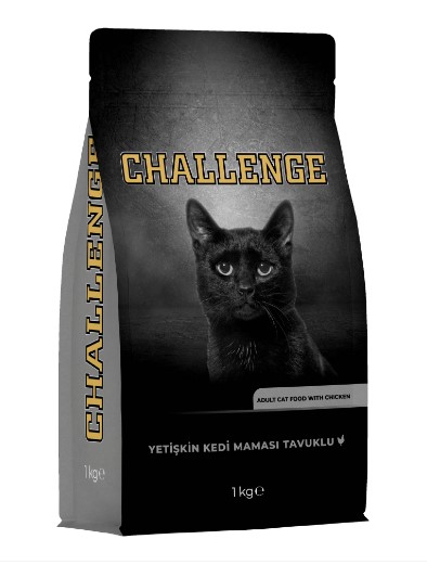 Challenge Tavuklu Yetişkin Kedi Maması 1 Kg X 6 Adet