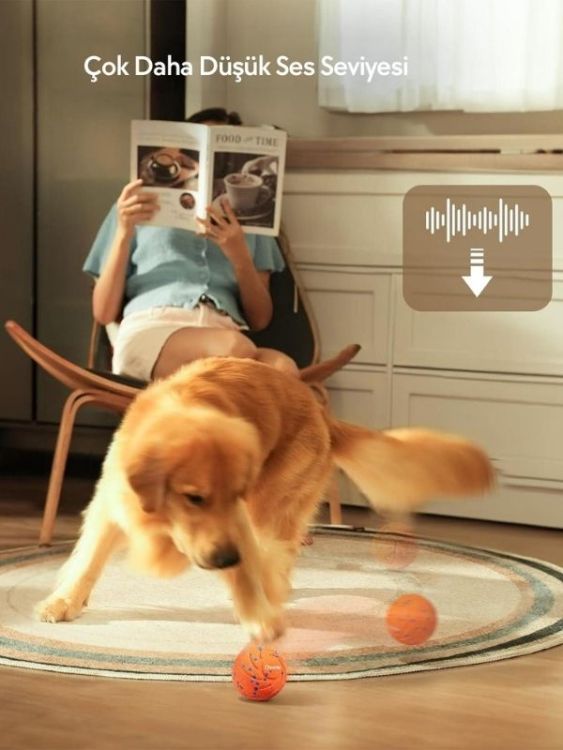 Cheerble CWQ01-O Akıllı İnteraktif Köpek Oyuncağı Turuncu 7 x 7 x 7 cm