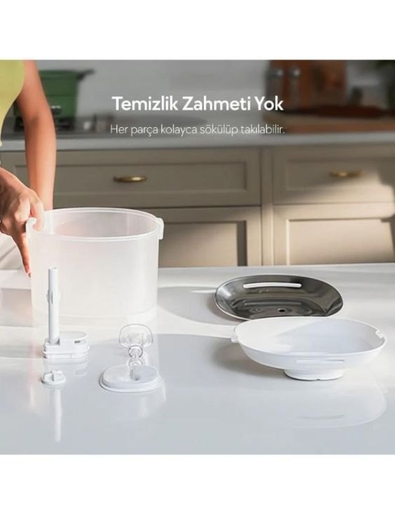 Cheerble E1+ Çelik Hazneli̇ Otomati̇k Kedi̇ Su Pınarı 2 Lt (CDY02)