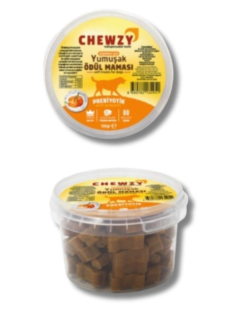 Chewzy - Chewzy Köpek İçin Prebiyotiklli Yumuşak Ödül Maması 130gr x 6 Adet