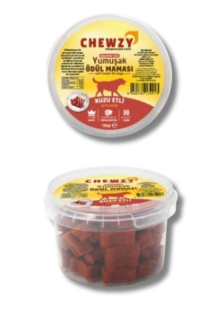Chewzy - Chewzy Köpek İçin Kuzulu Yumuşak Ödül Maması 130gr x 6 Adet
