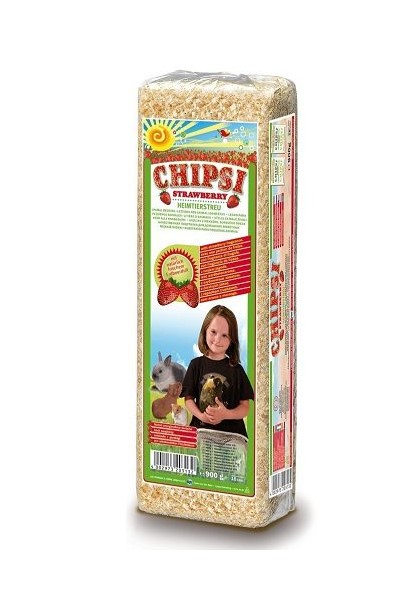 Chipsi - Chipsi Çilekli Talaş 15 Lt x 3 Adet