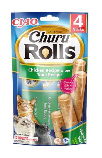 Ciao - Ciao Churu Tavuk Sargılı & Ton Balıklı Kedi Ödül Maması 4 x 10 Gr (EU731)