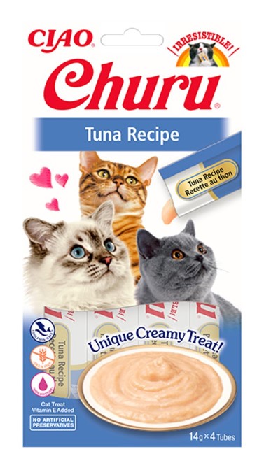Ciao - Ciao Churu Ton Balıklı Krema Kedi Ödülü Eu101 4x14 Gr (12 Adet)