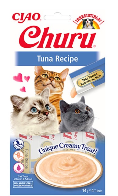Ciao - Ciao Churu Ton Balıklı Krema Kedi Ödülü Eu101 4x14 Gr 