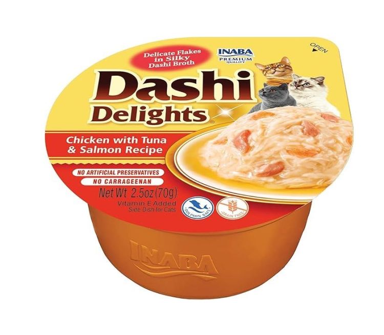 Ciao Dashi Delights Tavuk & Ton ve Somon Balıklı Kedi Çorbası 70 Gr (EU862)