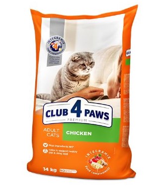 Club4paws Premium Tavuklu Yetişkin Kedi Maması 14 Kg