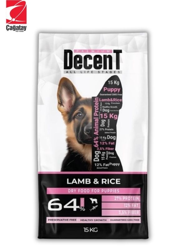 Decent Puppy Kuzu Yavru Köpek Maması 15 Kg