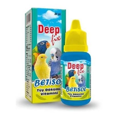 Deep - Deep Betisol Kuşlar İçin Tüy Dökümü Vitamini 30 Ml x 12 Adet