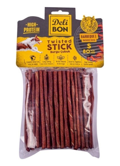 Delibon - Delibon Barbekü Deri Burgu Çubuk S Boy İnce 80 Li