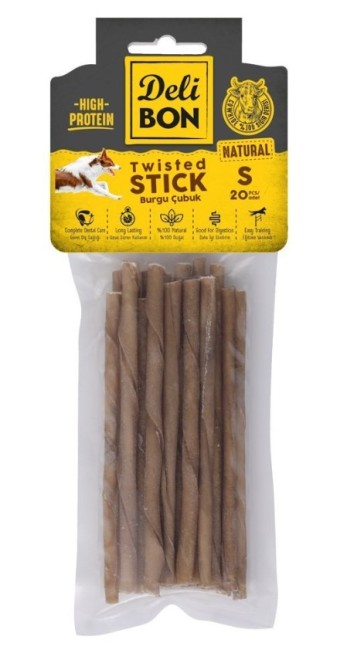 Delibon - Delibon Deri Burgu Çubuk Natural S Boy 20 Li