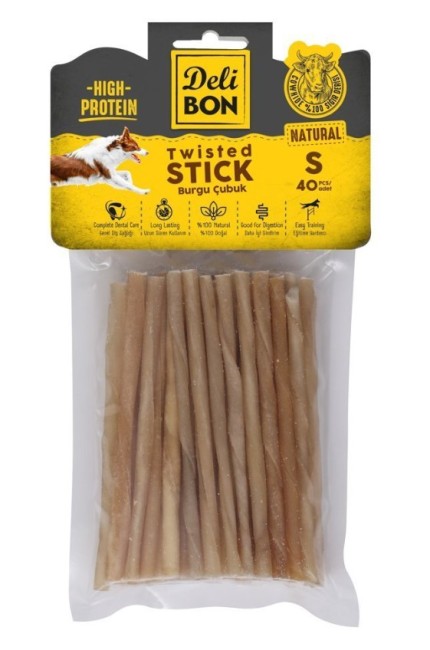 Delibon - Delibon Deri Burgu Çubuk Natural S Boy 40 Lı