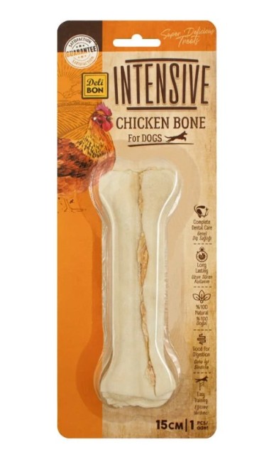 Delibon - Delibon İntensive Tavuklu Ödül Kemik 15 Cm Tekli