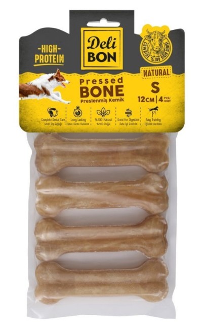 Delibon - Delibon Natural Pres Ödül Kemik 12 Cm 4 Lü