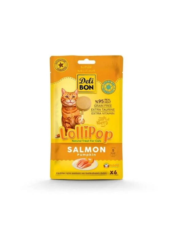 Delibon Somonlu Lolipop Kedi Ödül Maması 6'lı