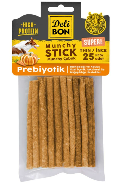 Delibon - Delibon Süper Munchy Çubuk Prebiyotik İnce 25 Li