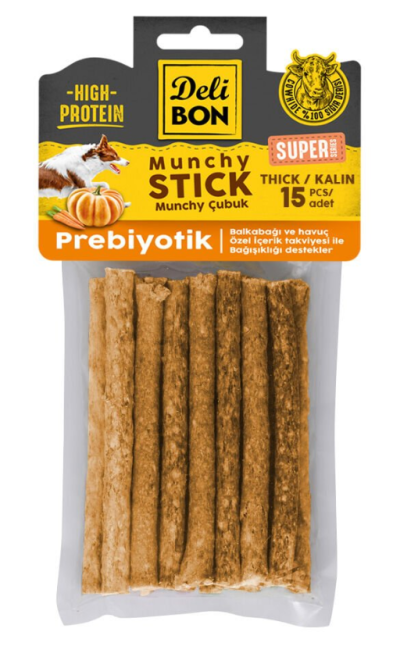 Delibon - Delibon Süper Munchy Çubuk Prebiyotik Kalın 15 Li