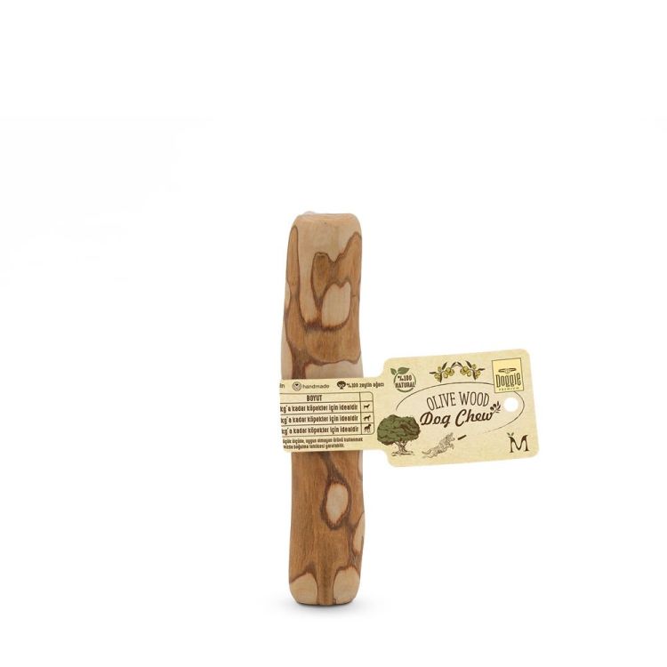 Doggie Doğal Zeytin Ağacı Çiğneme Oyuncağı M